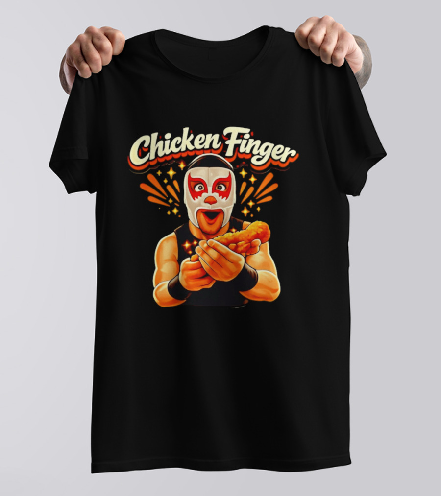 Chicken Finger Wrestling Mask Surprise T-Shirt
