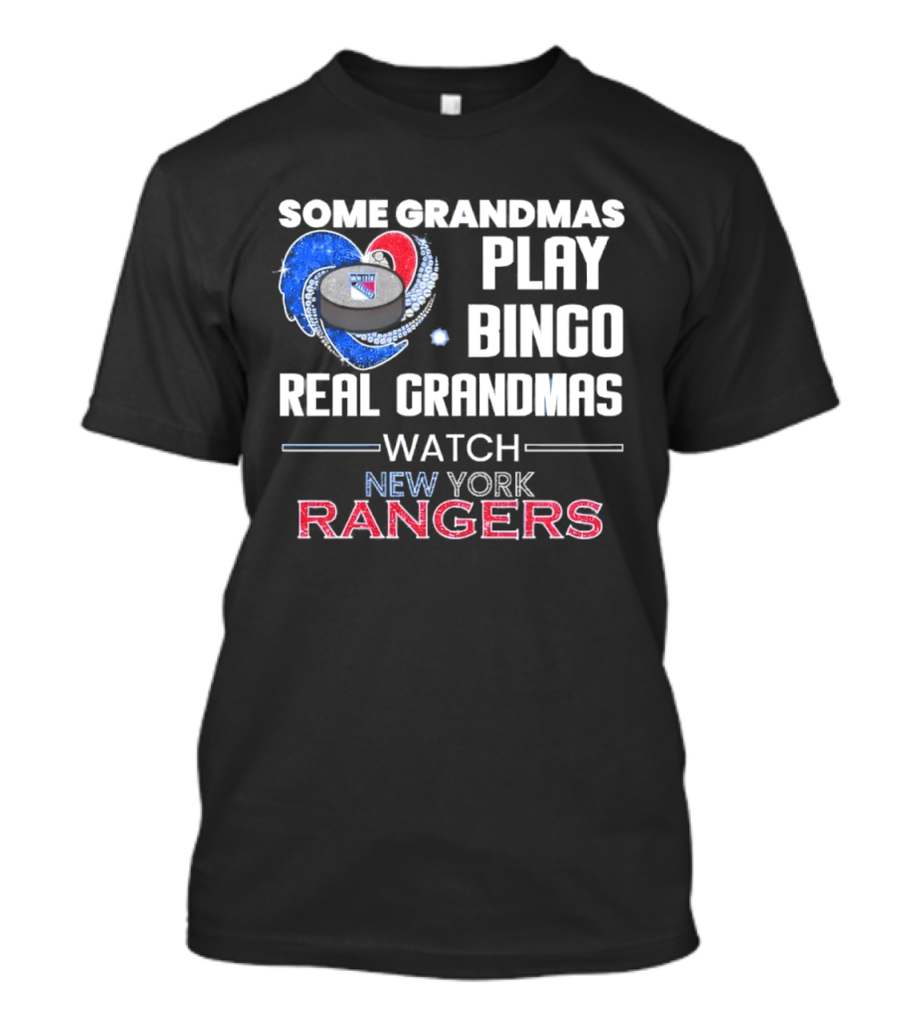 Some Grandmas Play Bingo Real Grandmas New York Rangers T-Shirt