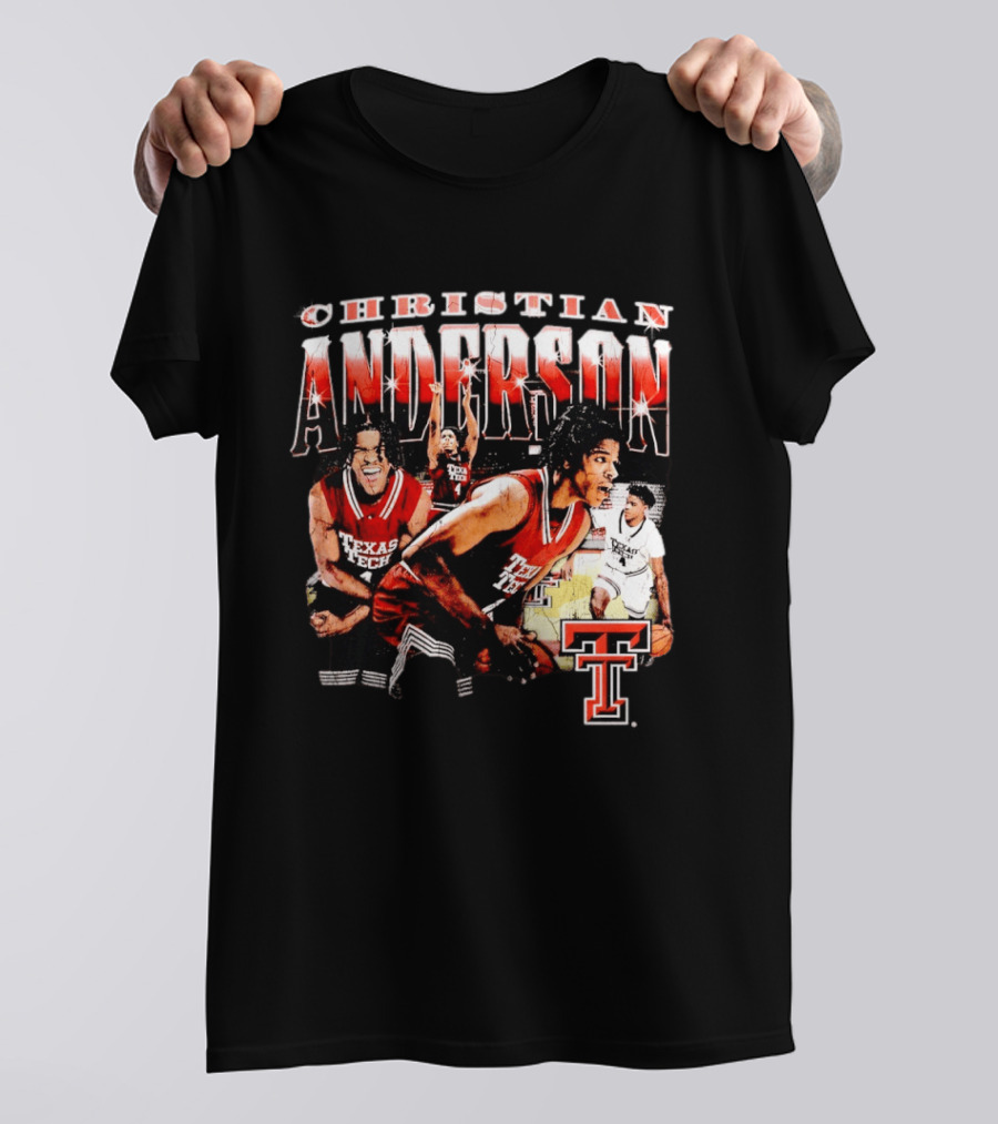 Christian Anderson Texas Tech Basketball 90s T-Shirt