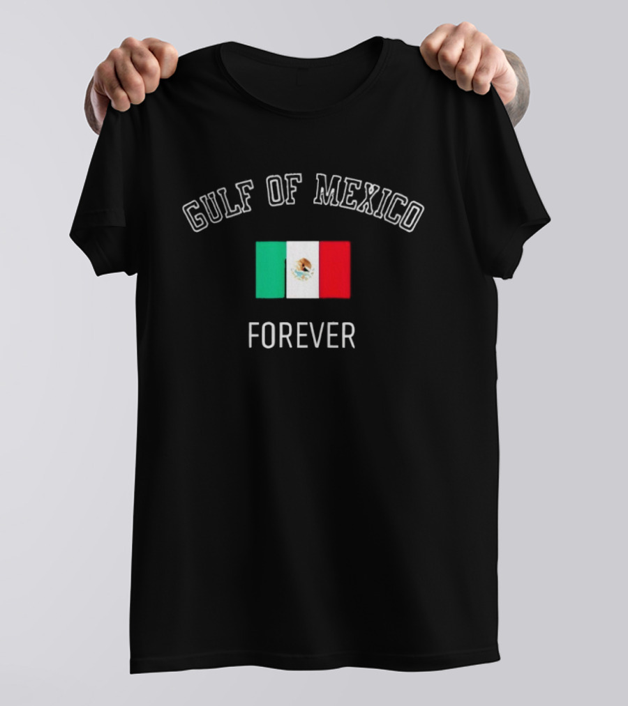 Gulf Of Mexico Forever Mexican Flag Pride T-Shirt