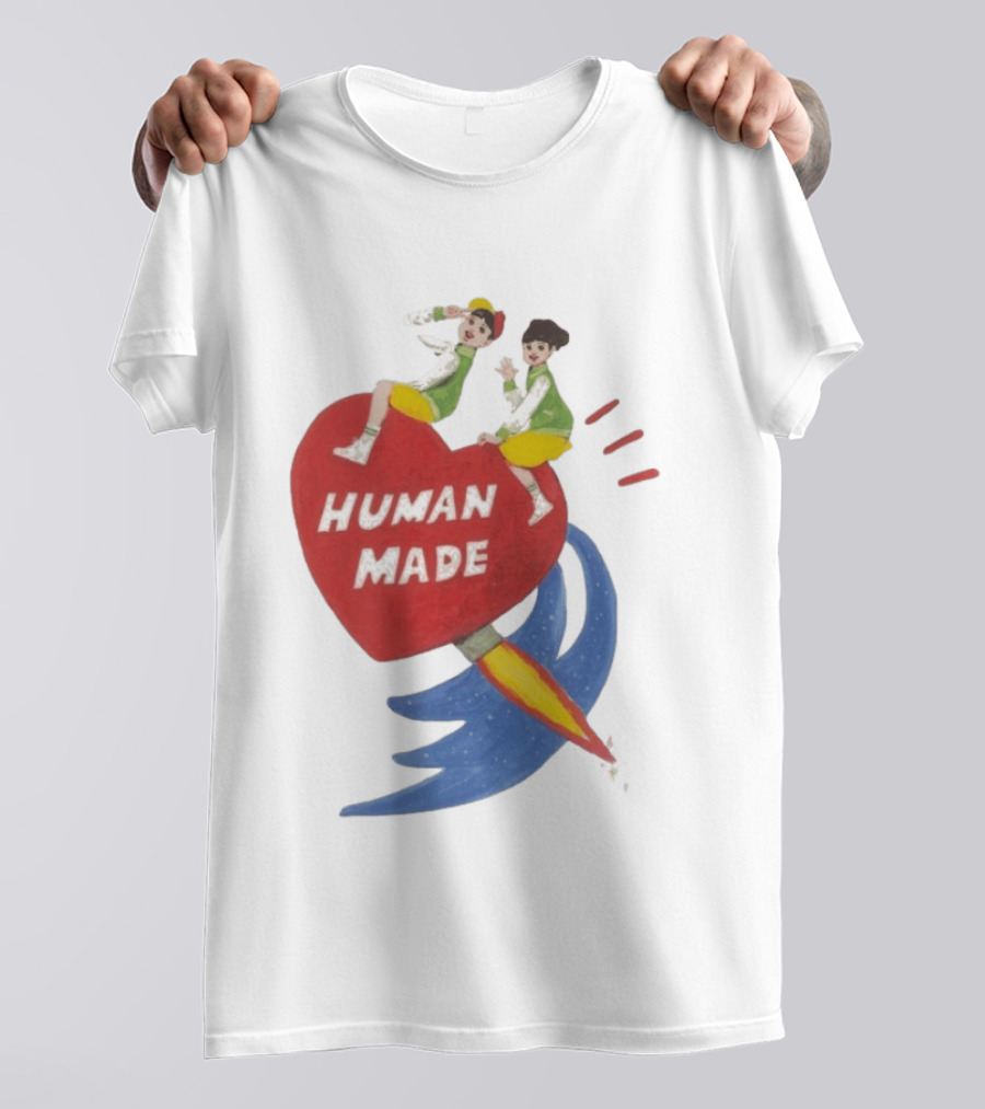 Human Made Heart Rocket Design Keiko Sootome T-Shirt