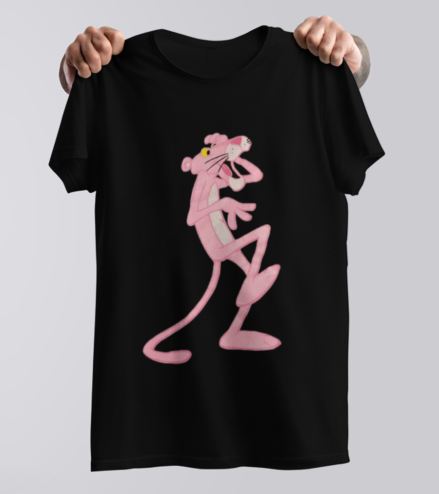 Pink Panther Cartoon Character Classic Pose T-Shirt