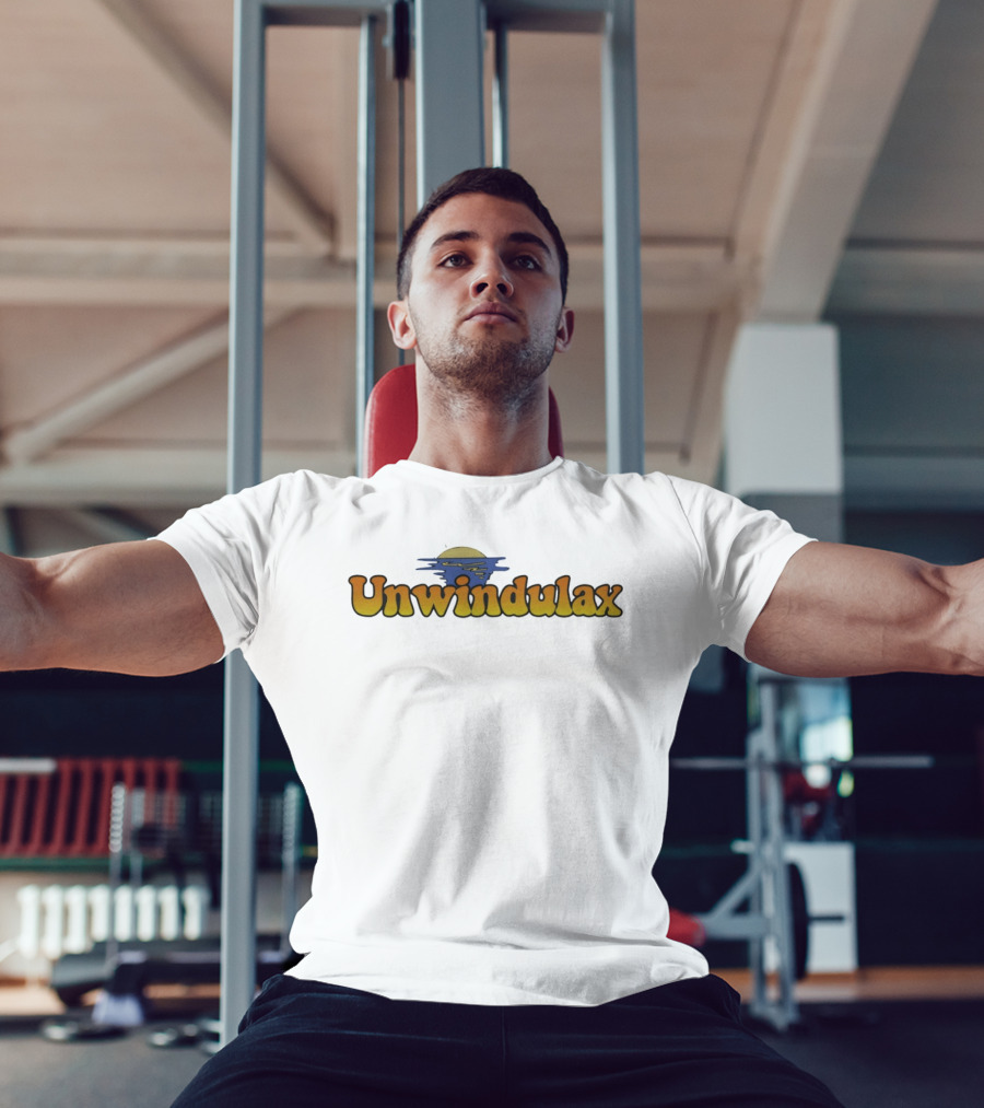 30 Rock Unwindulax Relaxation Vibes Sunset T-Shirt