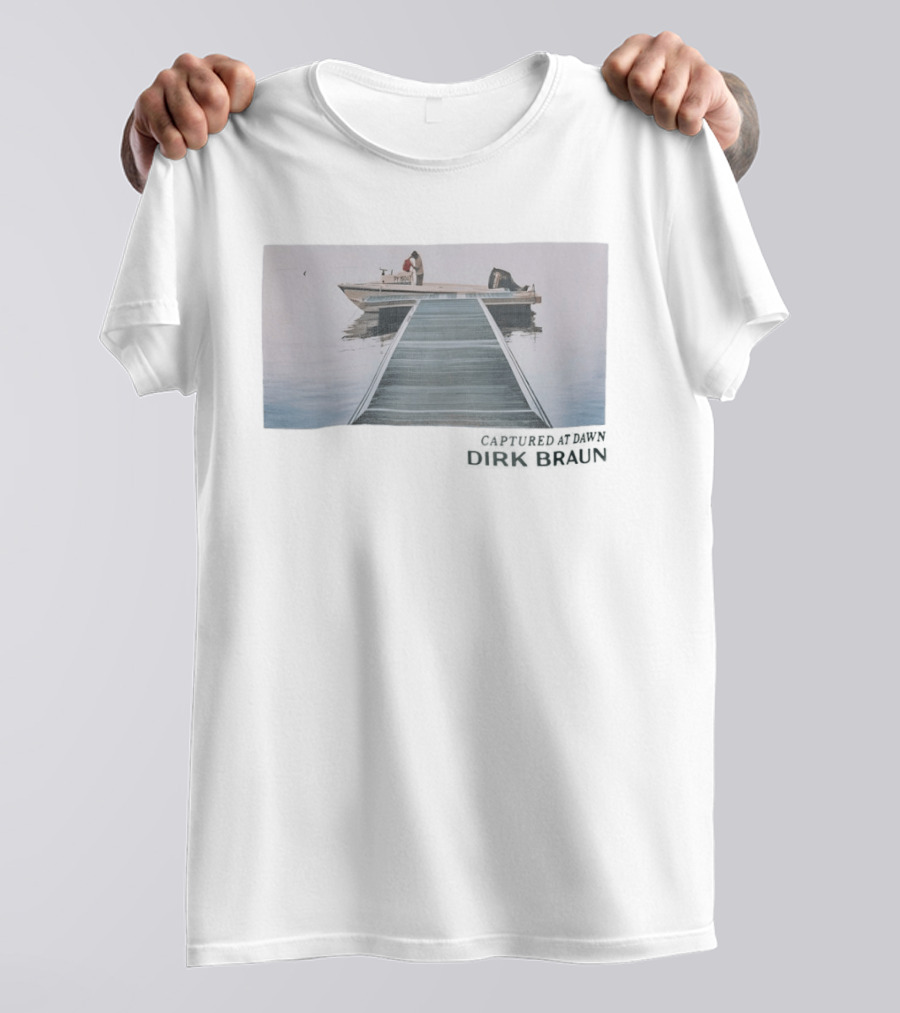 PY Boat Captured At Dawn Dirk Braun T-Shirt