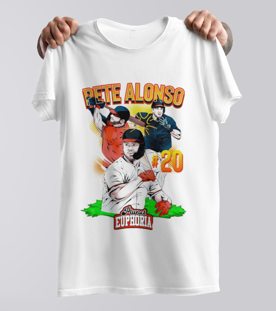Pete Alonso Planet Euphoria #20 Baseball T-Shirt