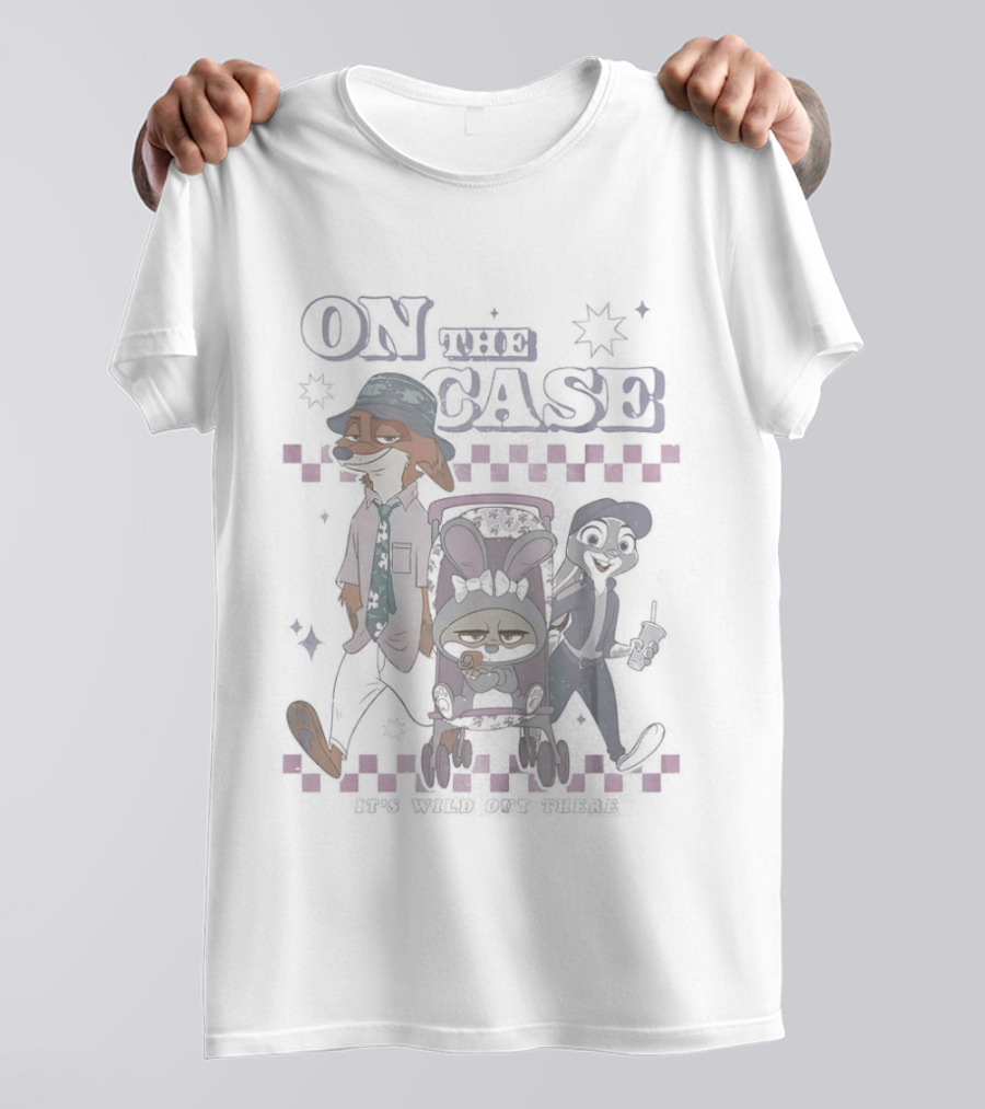 Zootopia On The Case It's Wild Out There Characters And Stars T-Shirt