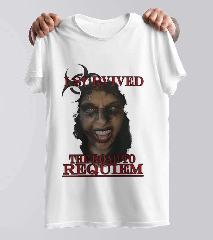 I Survived The Road To Requiem Intense Face Expression T-Shirt