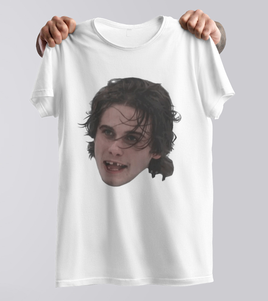 Team USA Jack Hughes Missing Teeth Throwback Face T-Shirt