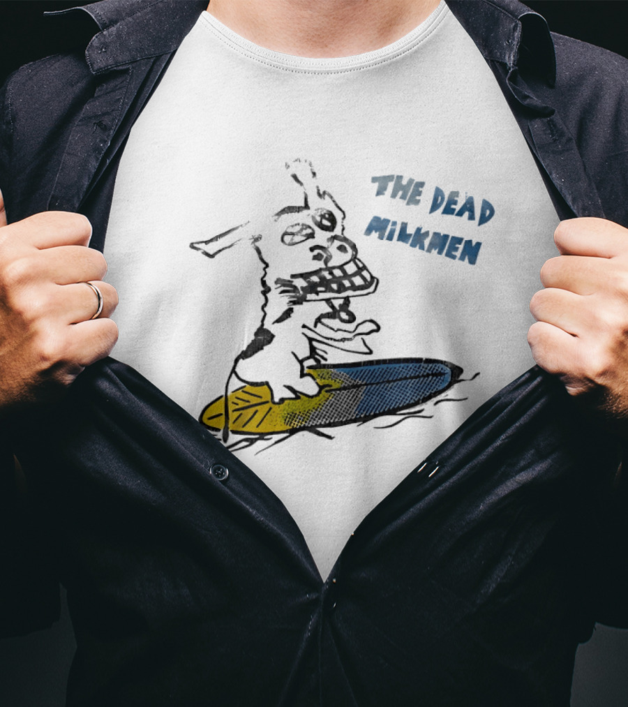 The Dead Milkmen Skull Surf T-Shirt