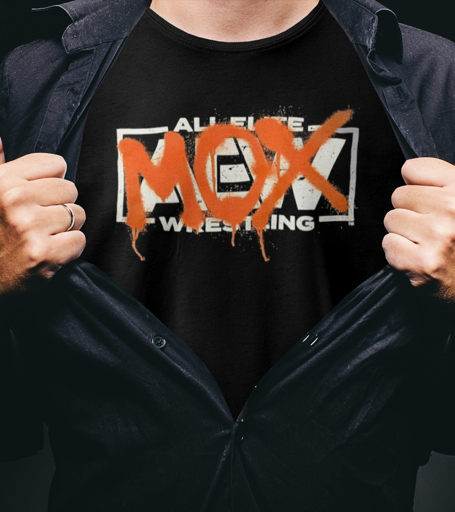 AEW Jon Moxley Mox Graffiti Style Wrestling T-Shirt