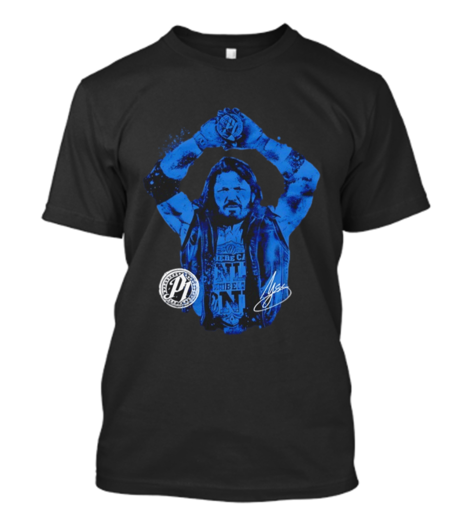 AJ Styles WWE Blue Signature Phenomenal One T-Shirt