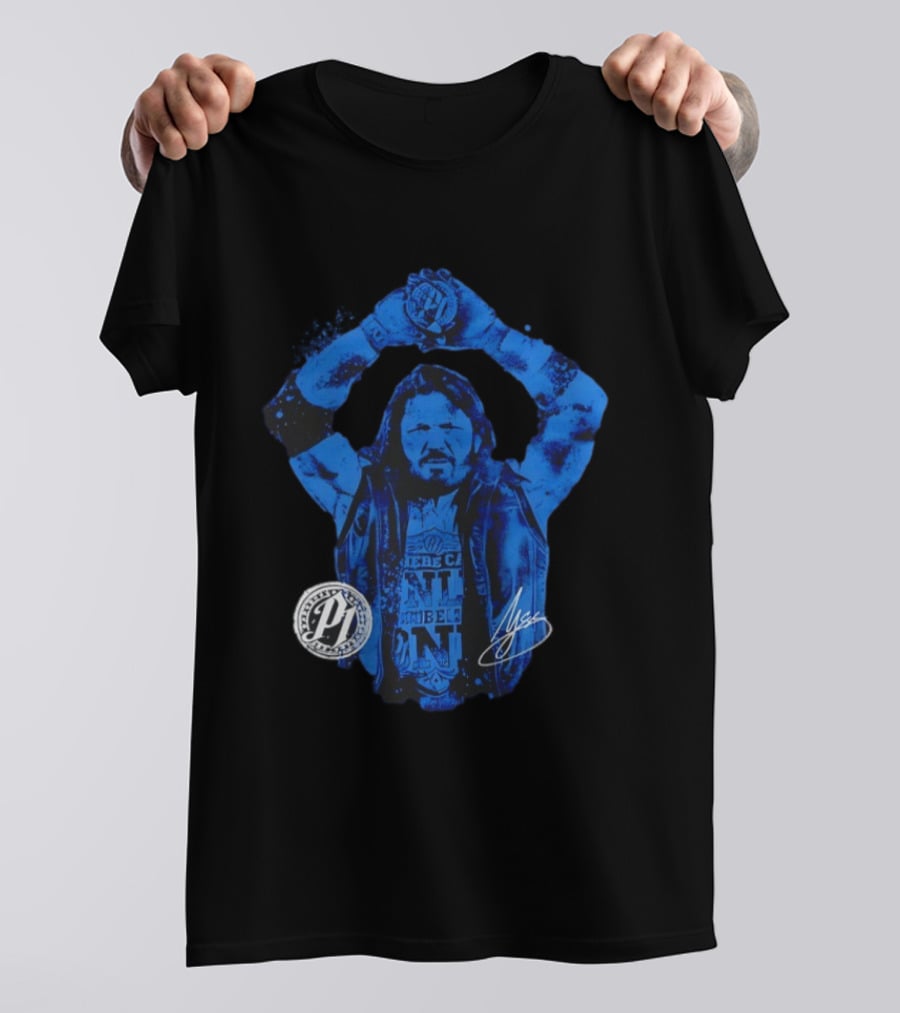 AJ Styles WWE Blue Signature Phenomenal One T-Shirt