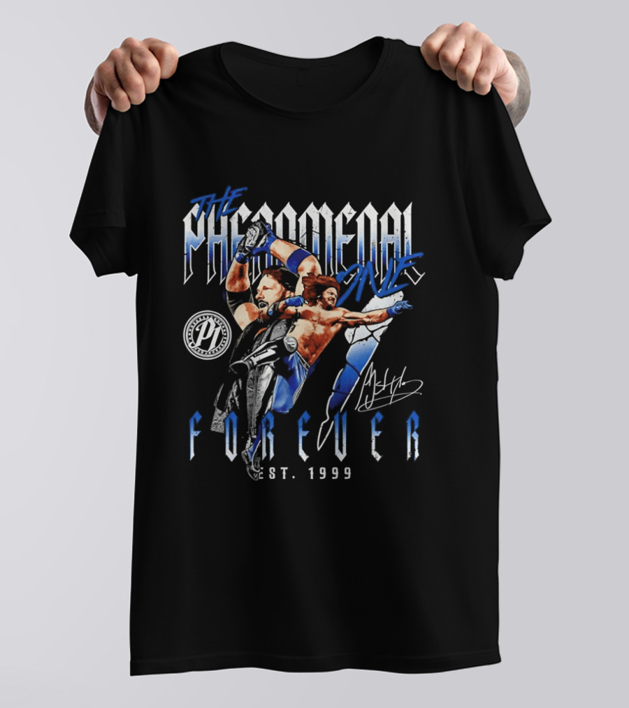 AJ Styles The Phenomenal One Forever Est. 1999 WWE T-Shirt