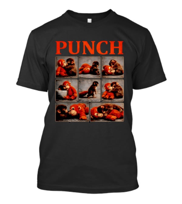 Punch Monkey Plush Compilation T-Shirt