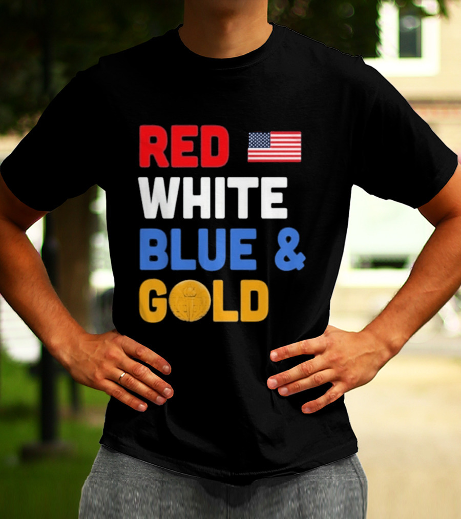 Red White Blue Gold Team USA Win Olympics Forever T-Shirt