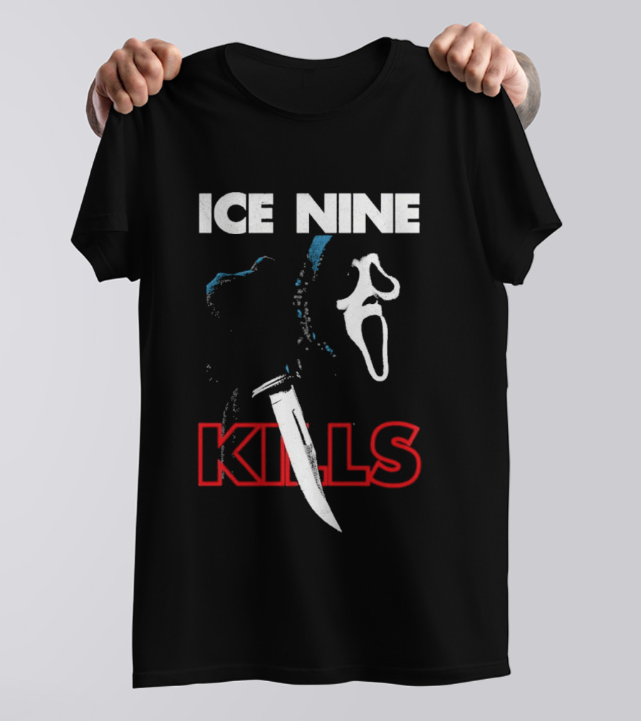 Ice Nine Kills Ghost Face Knife Horror Collaboration Stab Scream 7 Exclusive T-Shirt