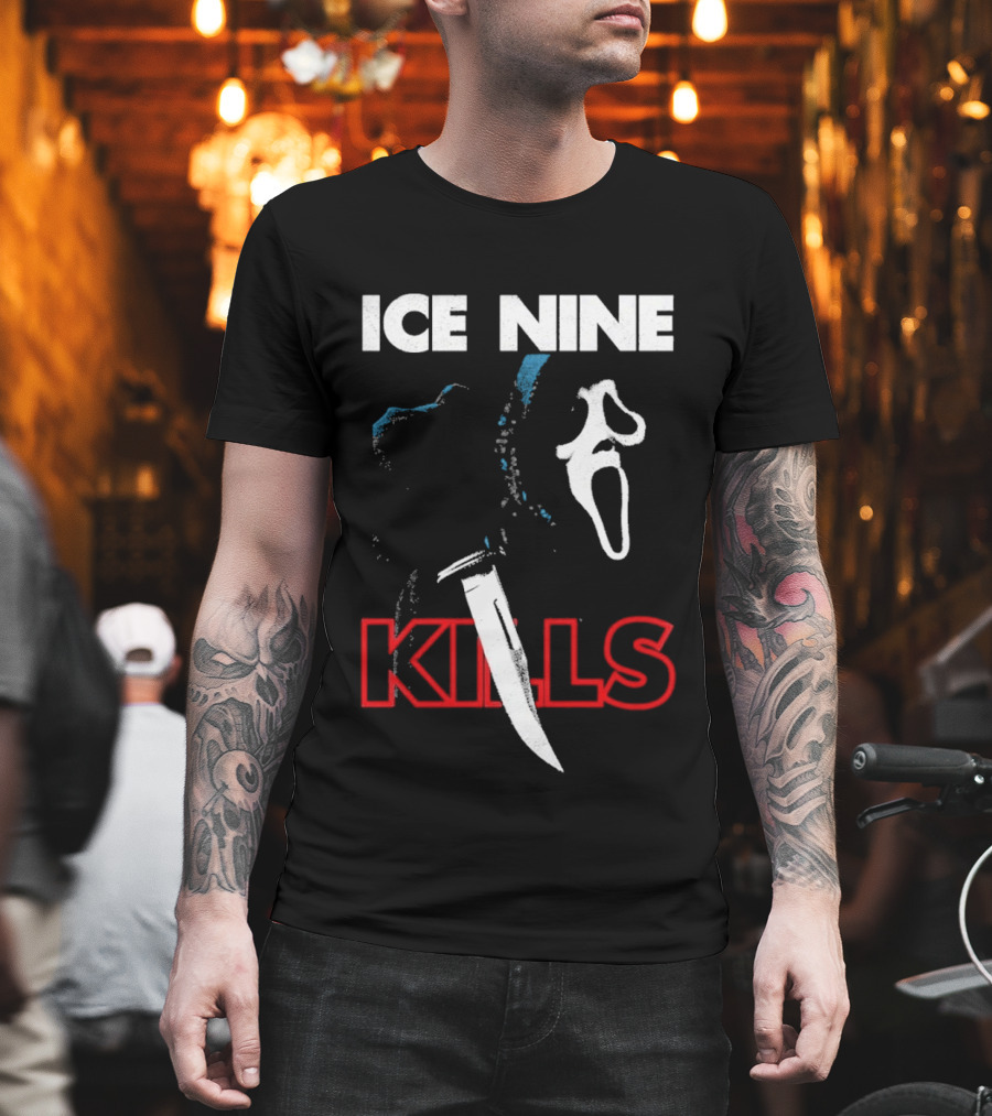 Ice Nine Kills Ghost Face Knife Horror Collaboration Stab Scream 7 Exclusive T-Shirt