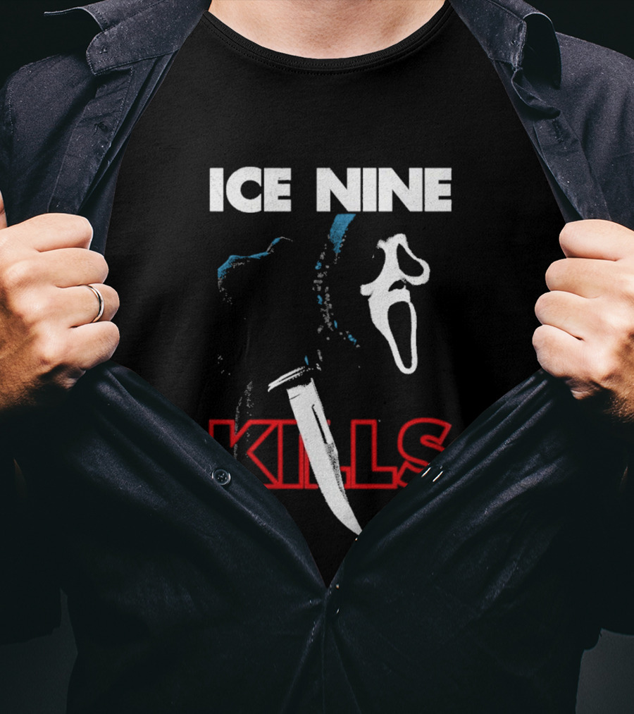 Ice Nine Kills Ghost Face Knife Horror Collaboration Stab Scream 7 Exclusive T-Shirt
