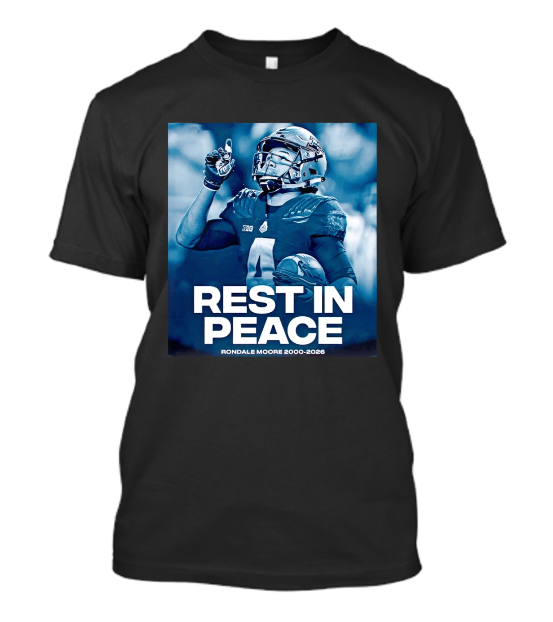 Rondale Moore Rest In Peace 2000 2026 Football T-Shirt