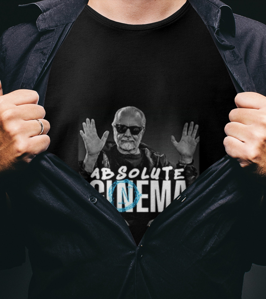 Aurelio De Laurentiis Absolute Cinema Hands Up T-Shirt
