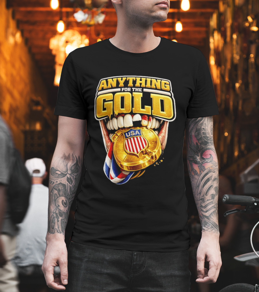 Anything For The Gold USA Medal T-Shirt
