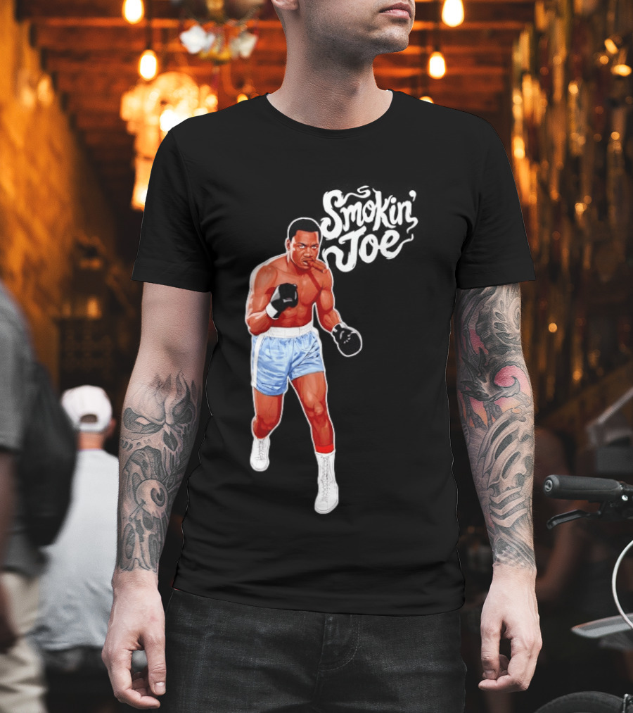 Joe Frazier Smokin' Joe Boxing Legend Historic Fighter T-Shirt