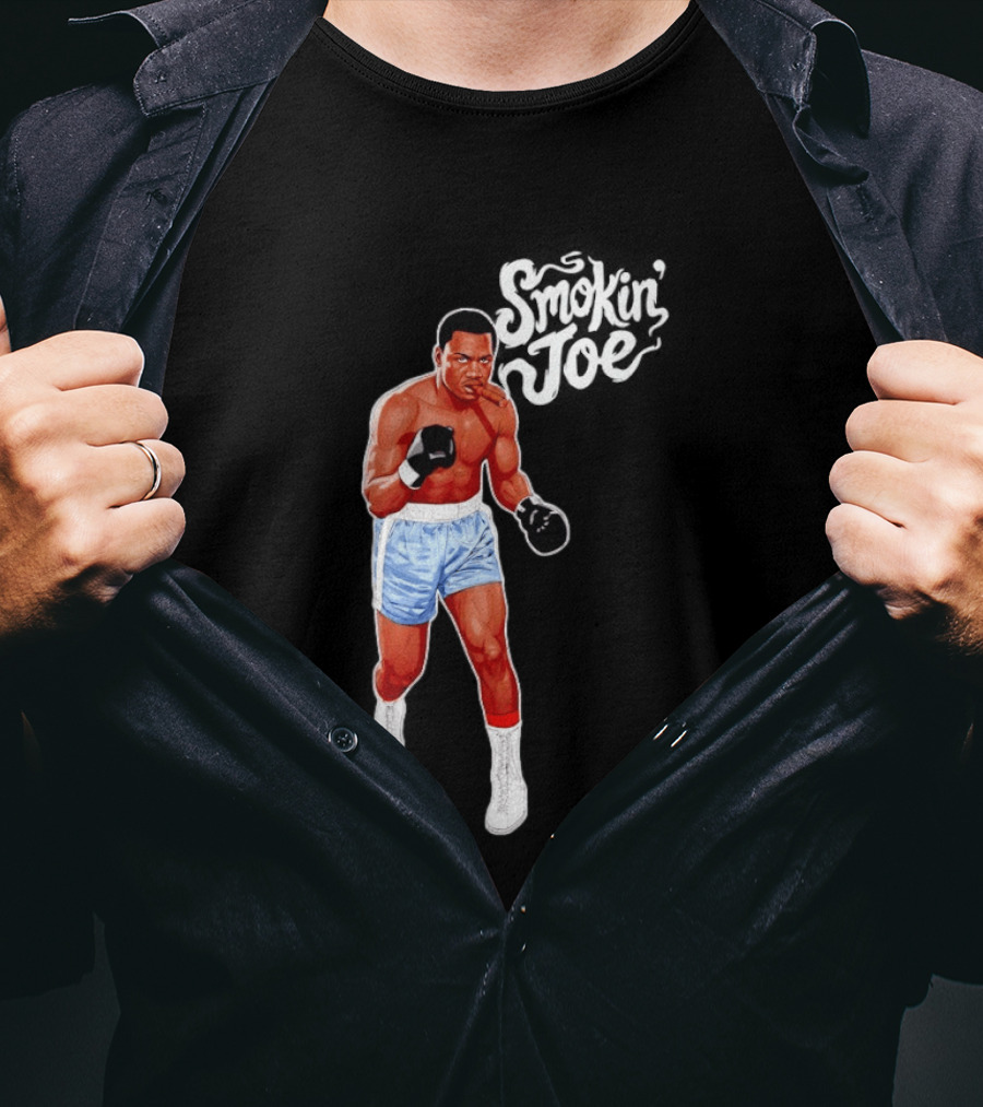 Joe Frazier Smokin' Joe Boxing Legend Historic Fighter T-Shirt