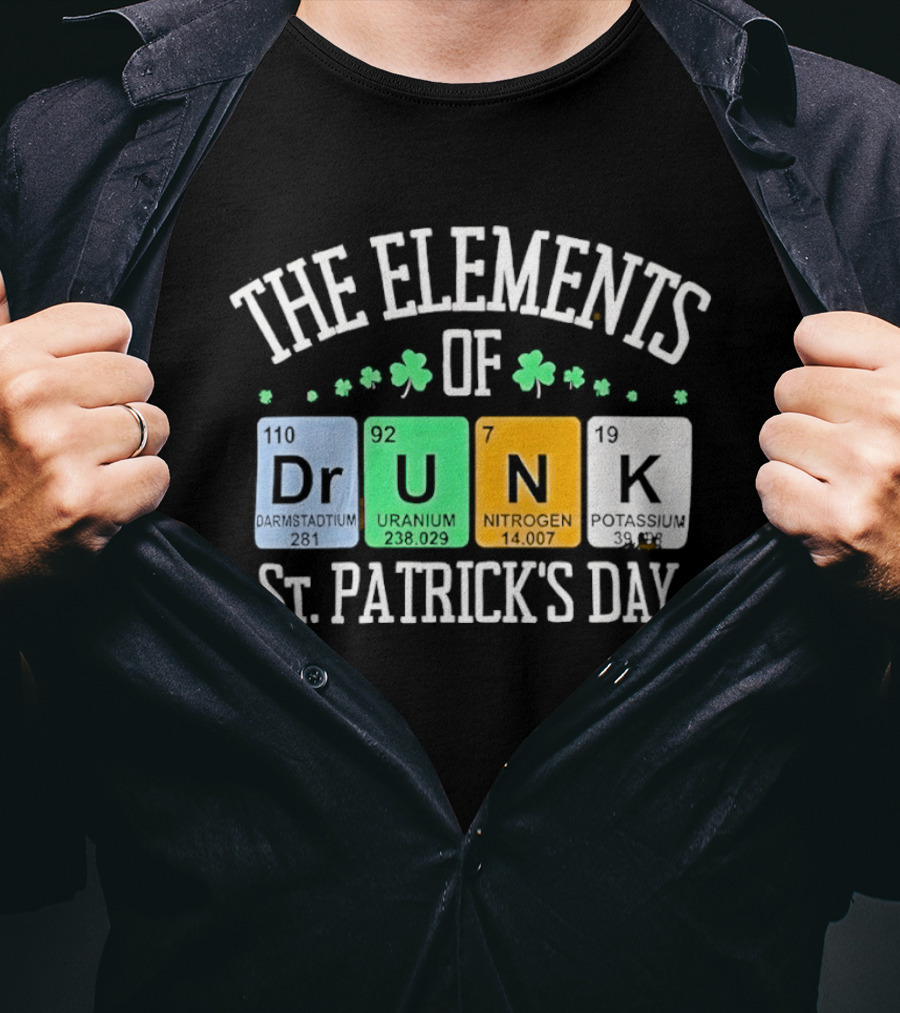 The Elements Of Drunk St. Patrick's Day T-Shirt