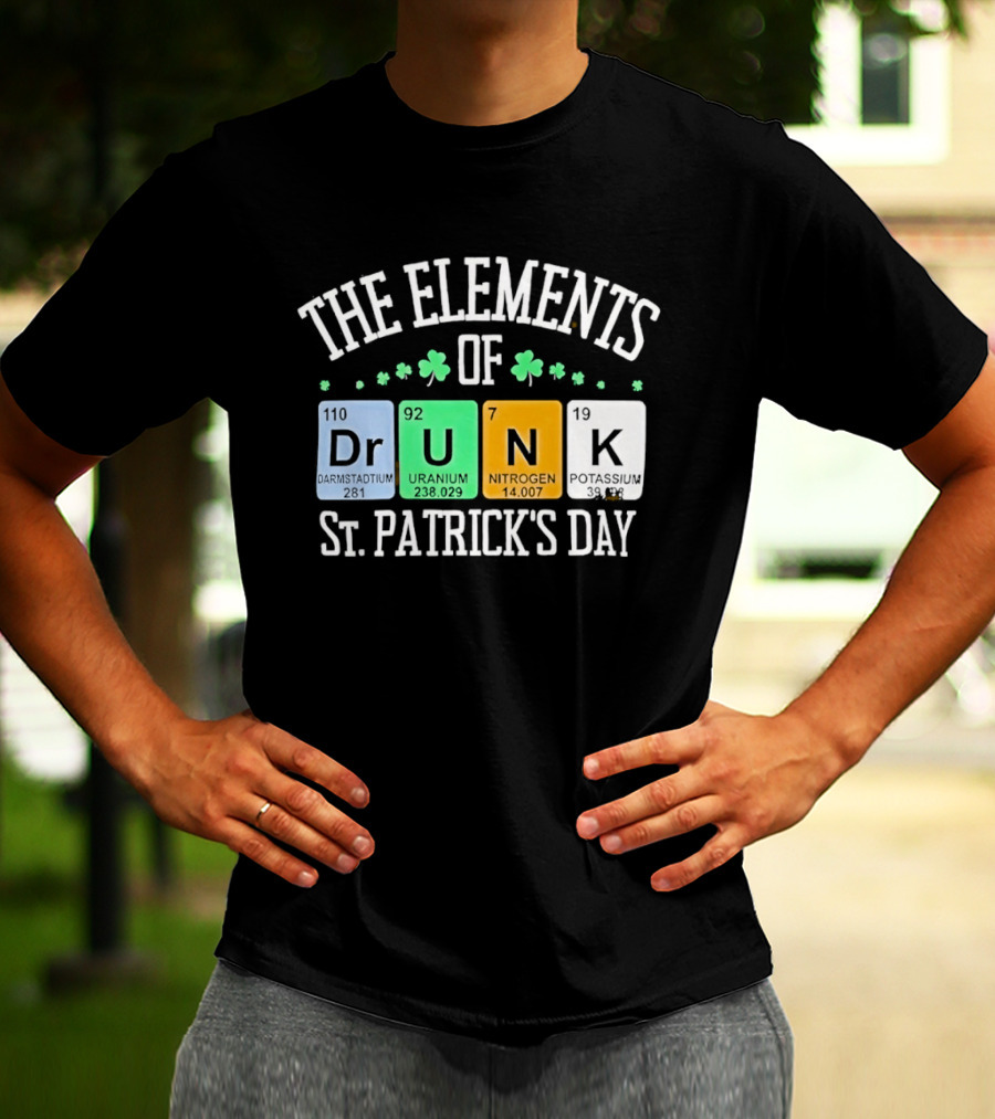 The Elements Of Drunk St. Patrick's Day T-Shirt