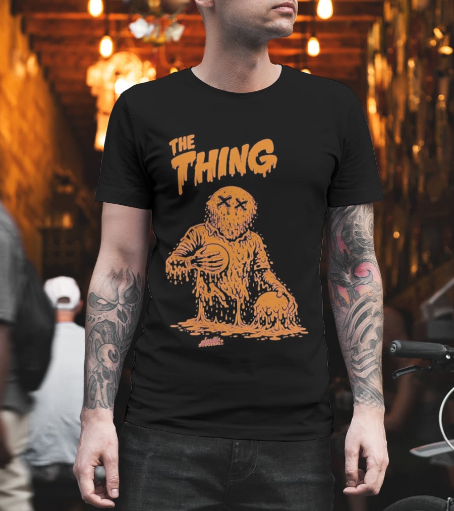 The Thing Creepy Dodgeball Creature Horror T-Shirt