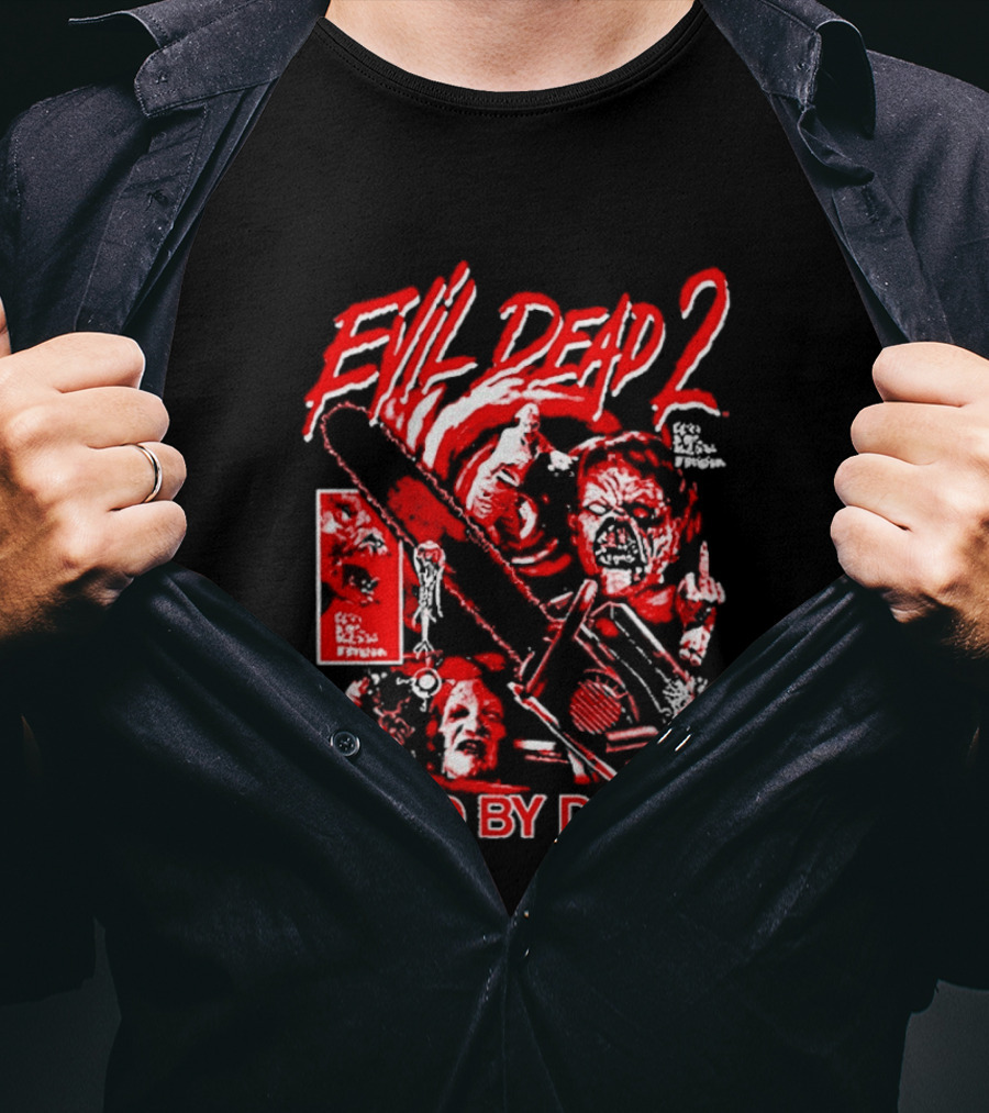 Evil Dead 2 Dead By Dawn Grueling Terror Horror Movie Scene T-Shirt
