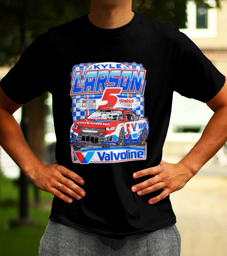 Kyle Larson 5 Valvoline Hendrick Motorsports NASCAR Cup Series Chevrolet Camaro ZL1 T-Shirt
