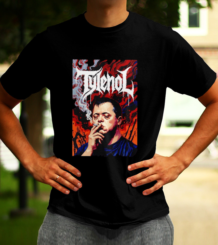 Tylenol Smoking Red And Black T-Shirt