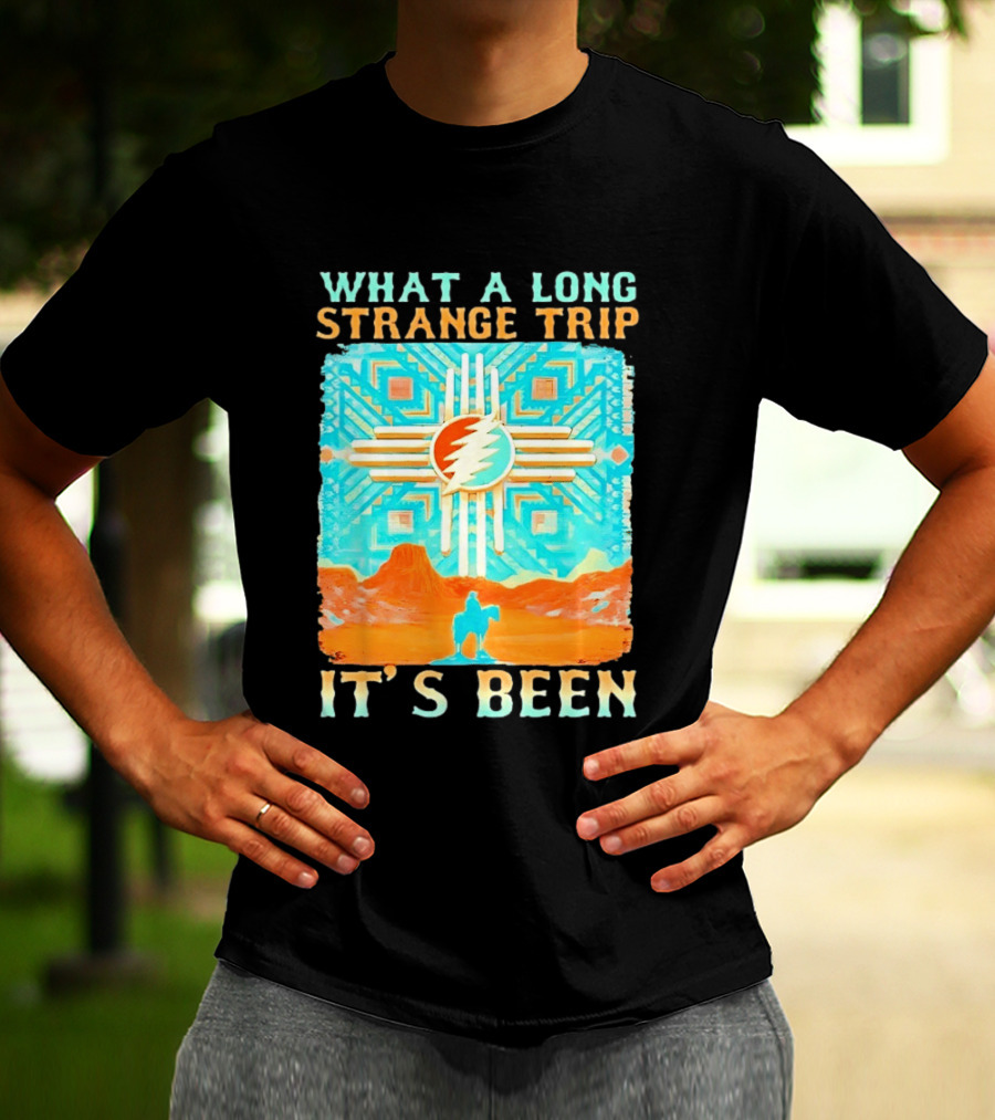 What A Long Strange Trip It's Been Grateful Dead Zia T-Shirt