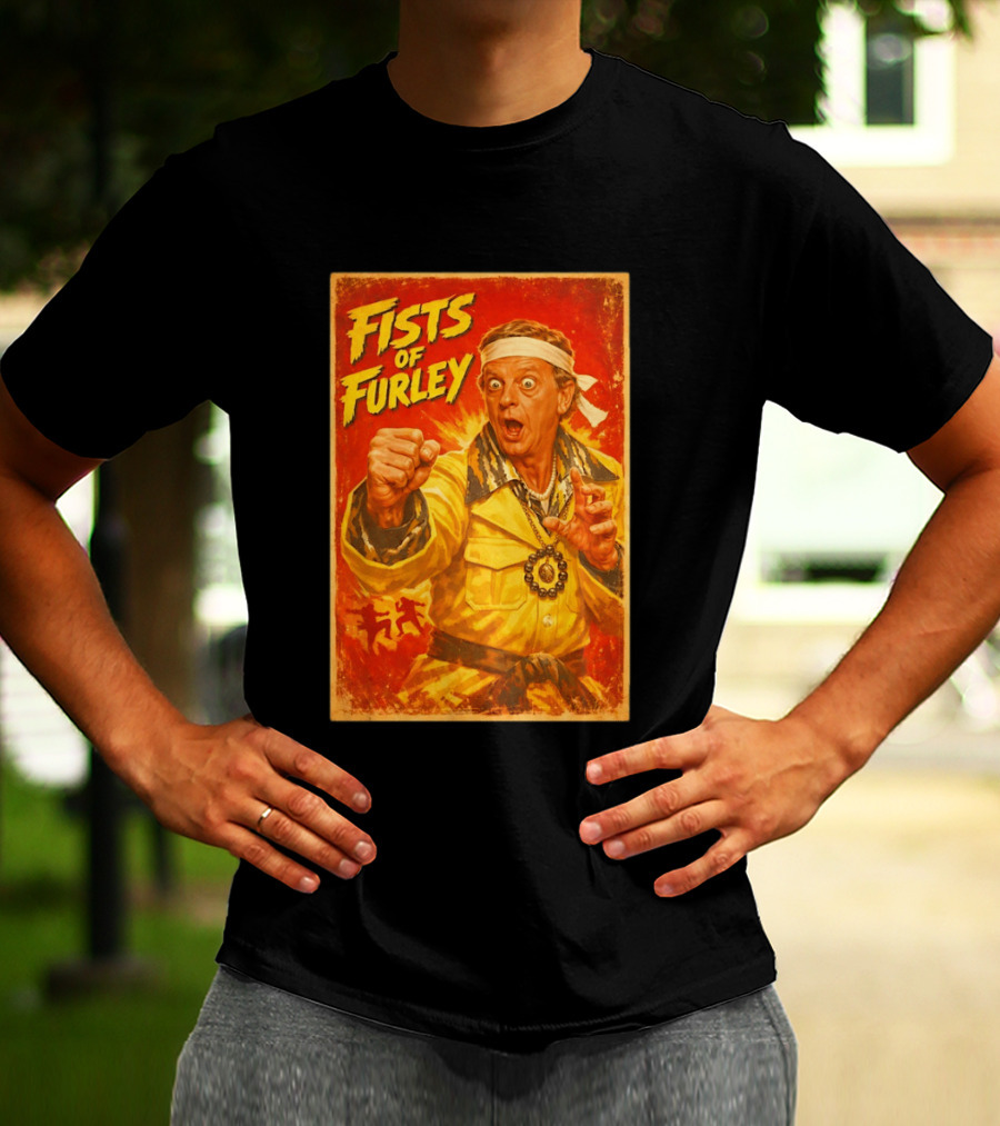 Fists Of Furley Retro Karate Kung Fu Master T-Shirt