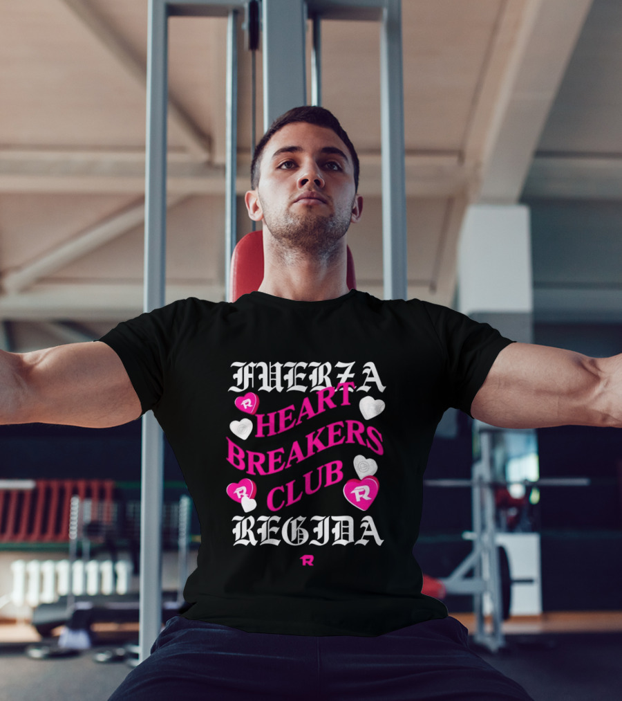 Fuerza Regida Heart Breakers Club Hearts T-Shirt