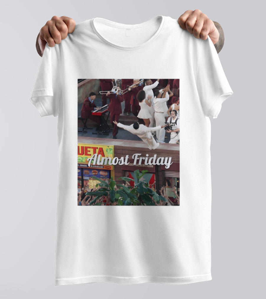 Almost Friday Bad Bunny Un Verano Sin Ti Party Scene T-Shirt