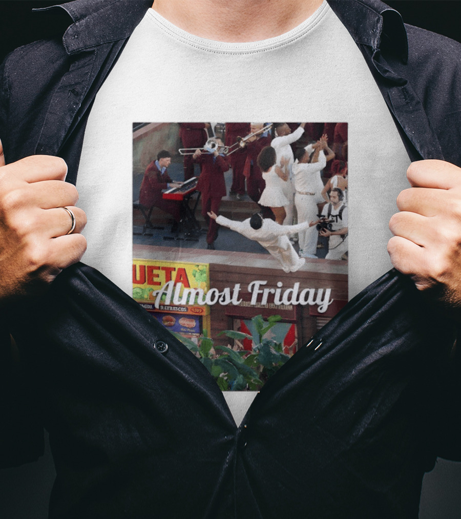 Almost Friday Bad Bunny Un Verano Sin Ti Party Scene T-Shirt