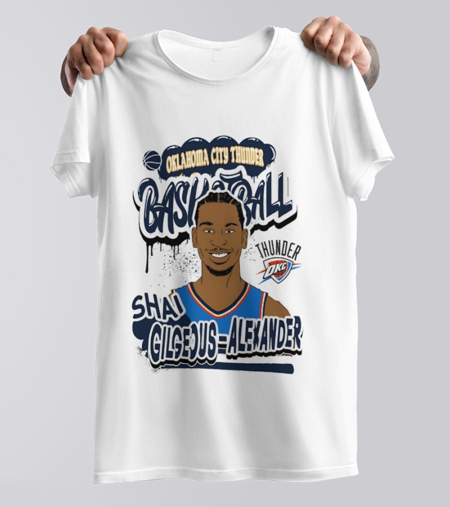 Oklahoma City Thunder Shai Gilgeous Alexander Basketball Thunder T-Shirt