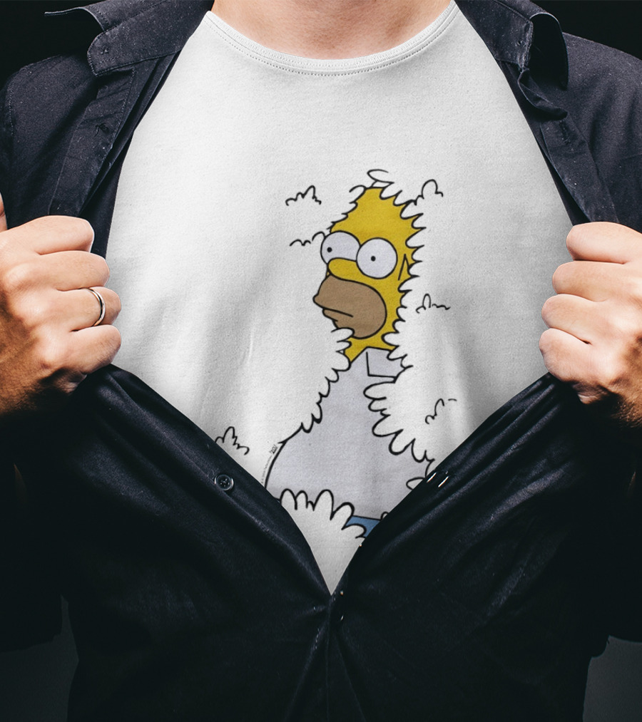The Simpsons Homer Disappearing Into Bushes Meme T-Shirt