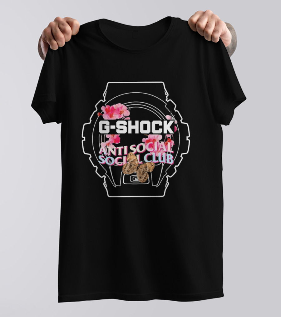 ASSC Anti Social Social Club G Shock Floral Collaboration T-Shirt