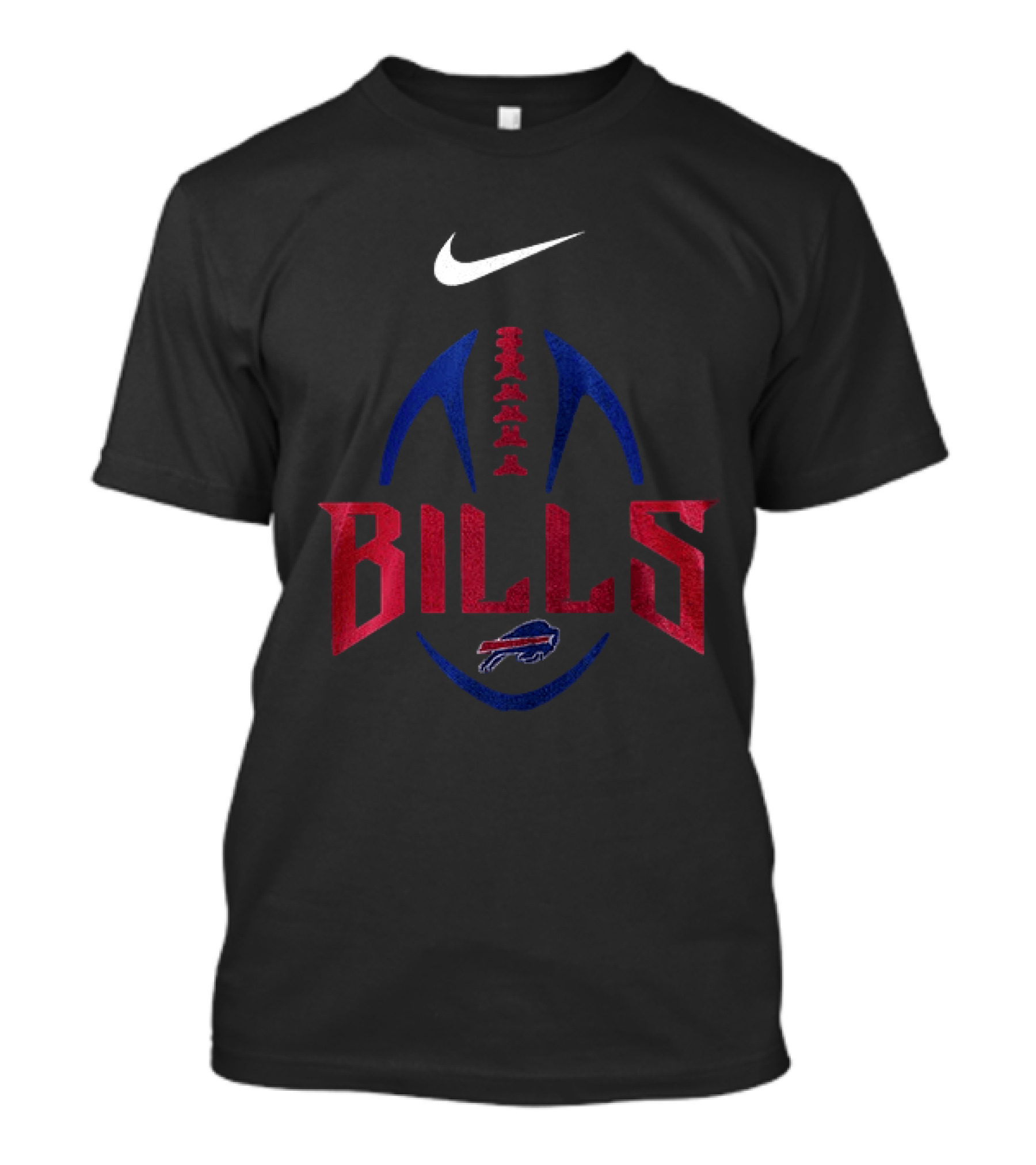 Buffalo Bills Nike Football Team Emblem With Drag Racing T-Shirt