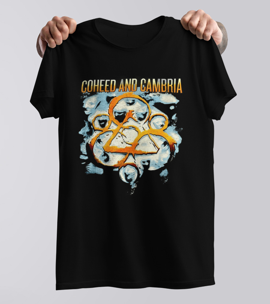 Coheed And Cambria Keywork Symbol With Artistic Texture T-Shirt