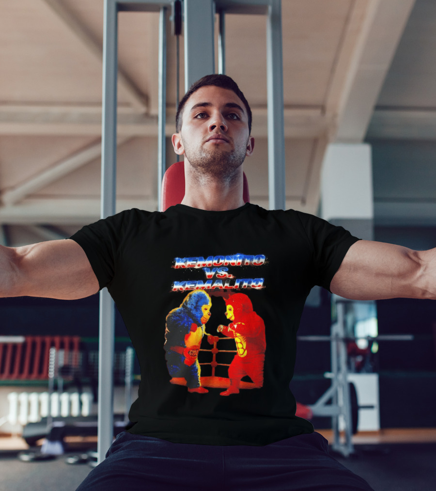 Kemonito Vs Kemalito Colorful Wrestling Showdown T-Shirt