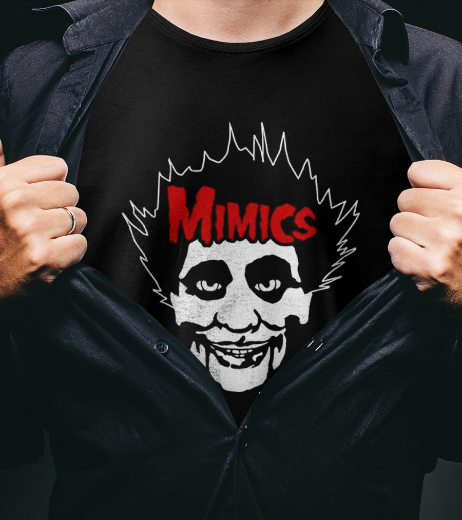 Mimics Fergus Joker Face Wild Hair T-Shirt