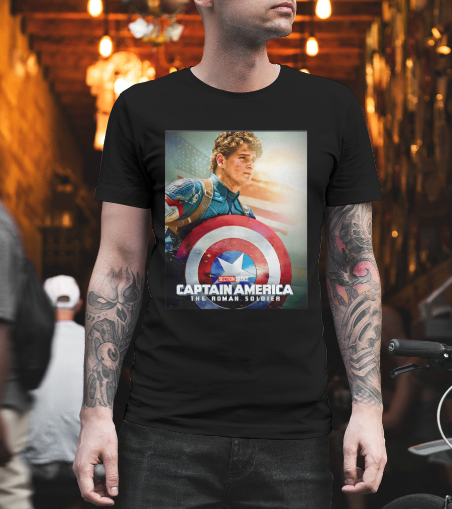SECTION STUDIOS Captain America The Roman Soldier T-Shirt