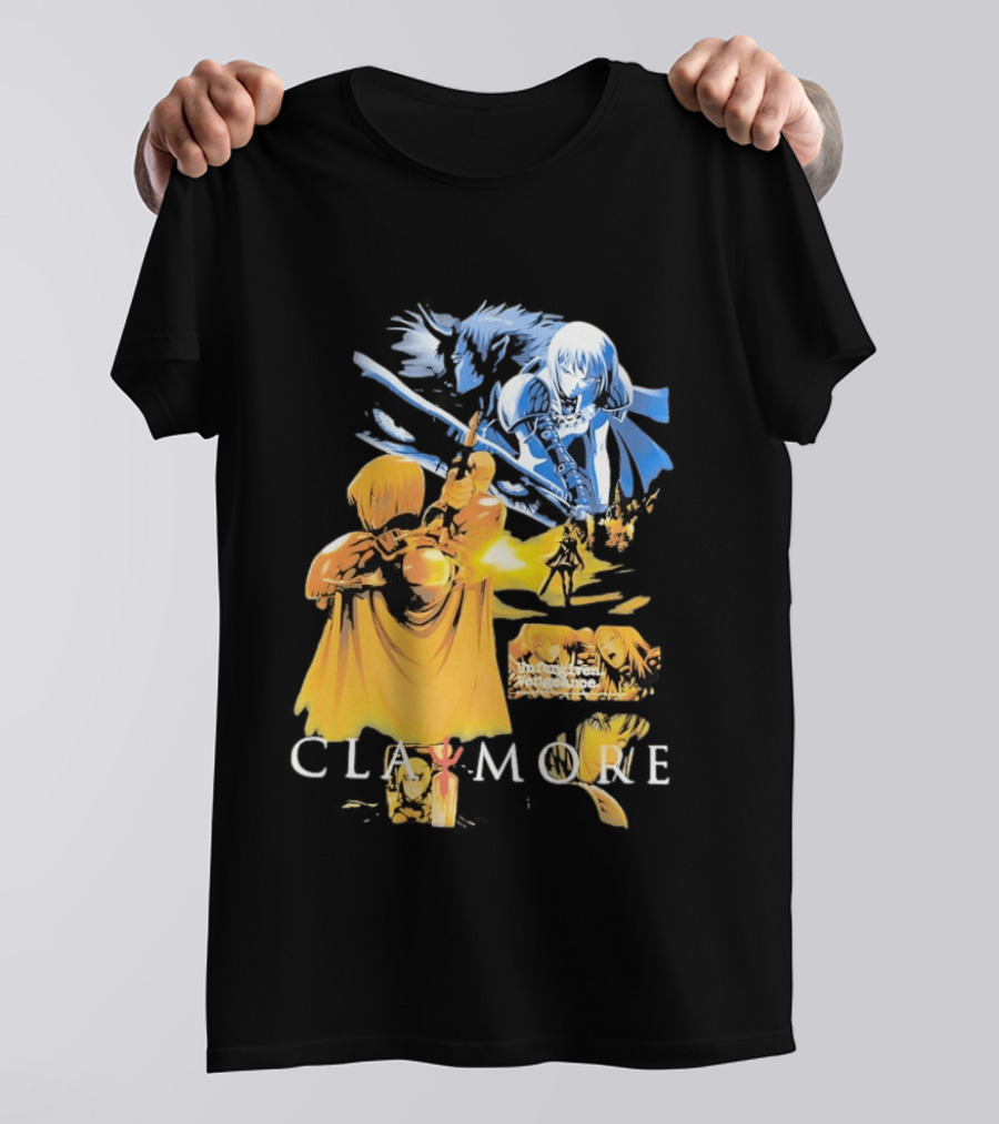 Claymore Clare Unforgiven Vengeance Sword Battle Scene T-Shirt