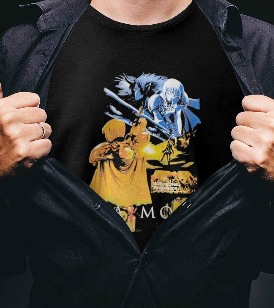 Claymore Clare Unforgiven Vengeance Sword Battle Scene T-Shirt