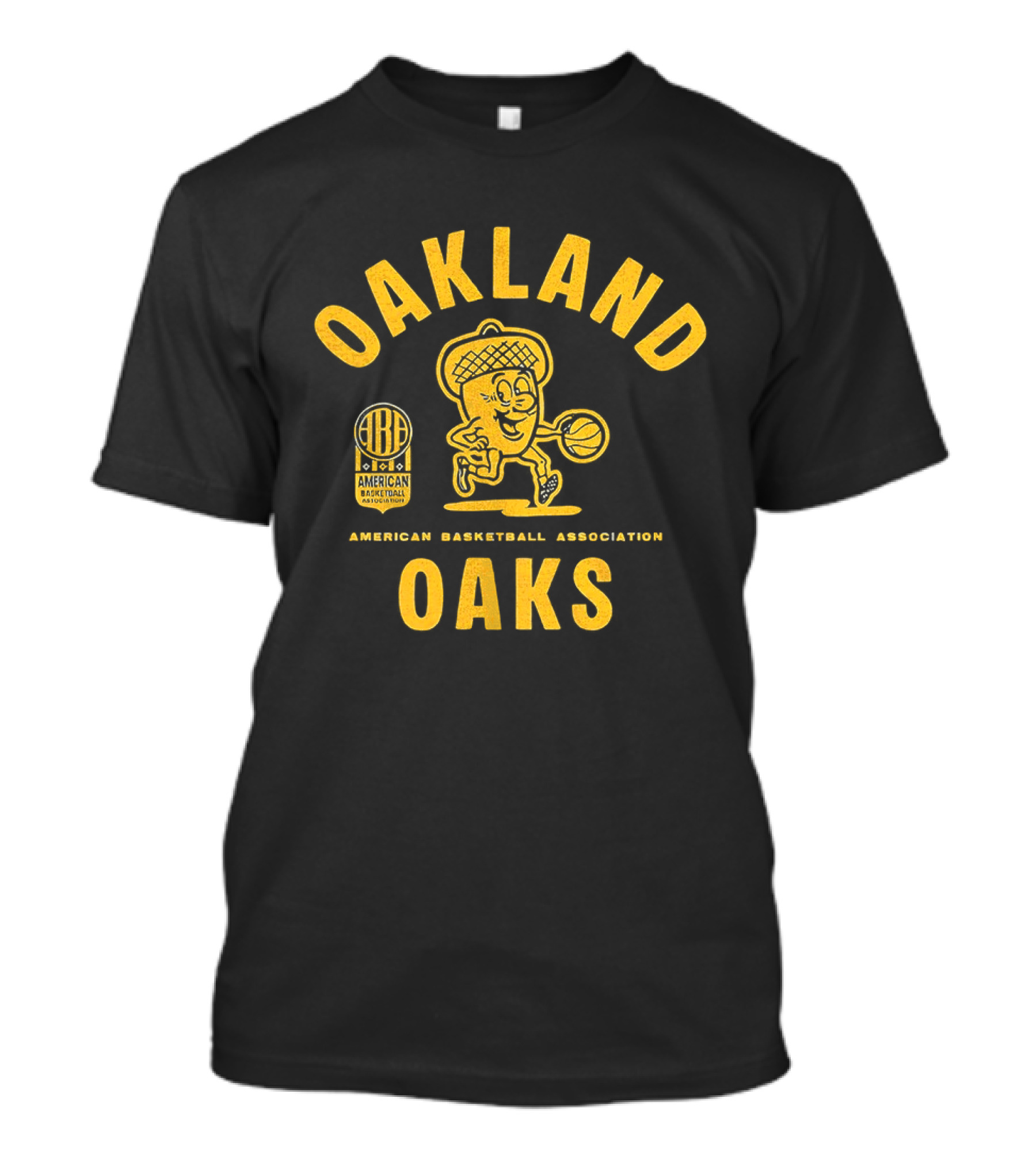 Oakland Oaks American Basketball Association Vintage Throwback T-Shirt