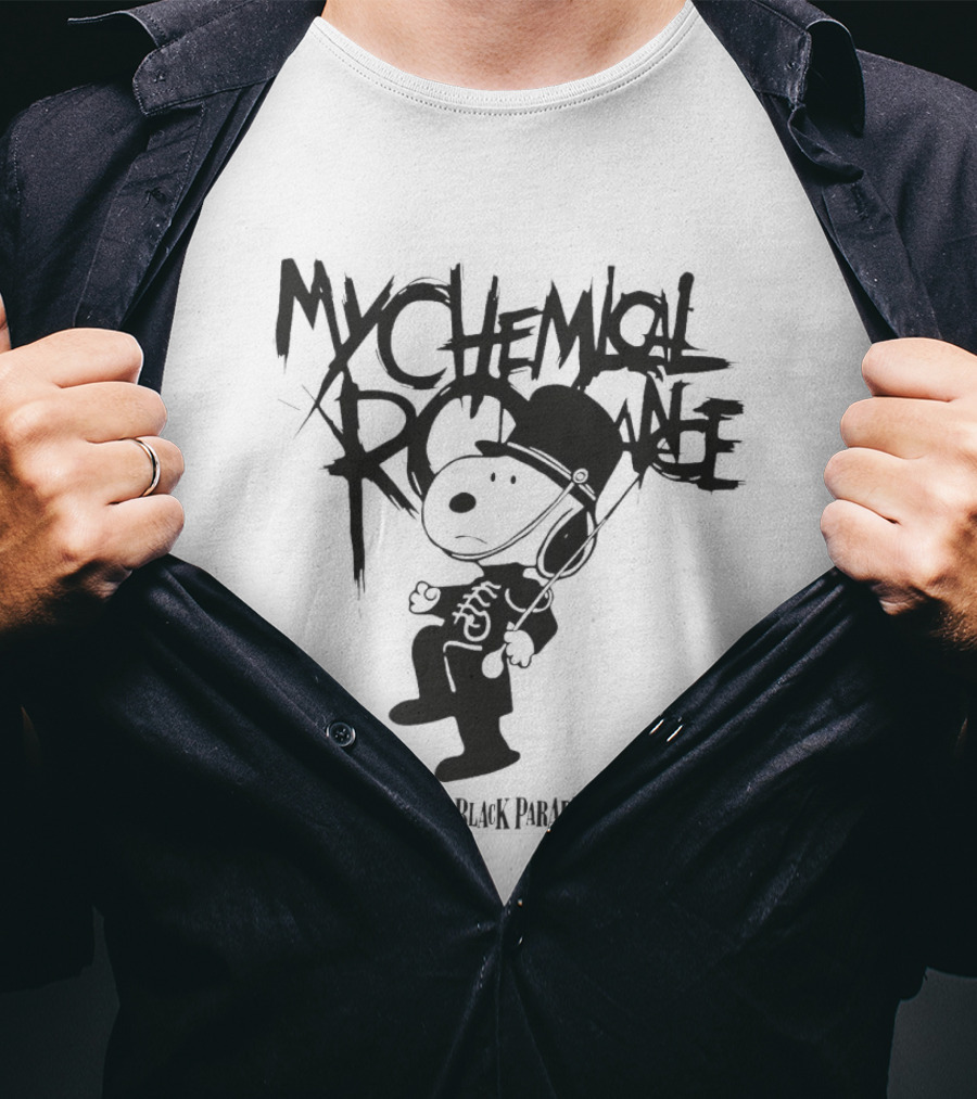 My Chemical Romance Snoopy The Black Parade Fan T-Shirt